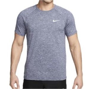 Nike Men's Size Medium Dri-FIT Midnight Navy Swim Shirt